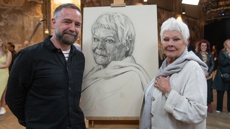 Gareth Reid and Judi Dench