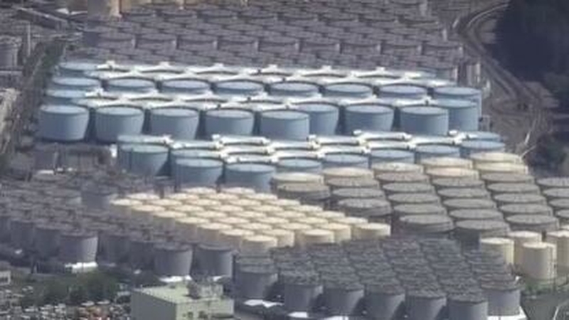 Some 1.34 million tonnes of wastewater has built up since a tsunami struck the nuclear plant in 2011 (Pic: TEPCO)