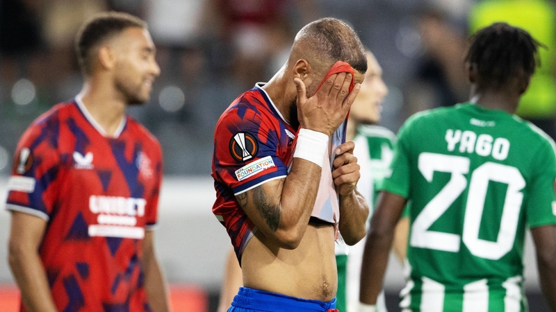 Rangers' Kemar Roofe reacts to a missed chance