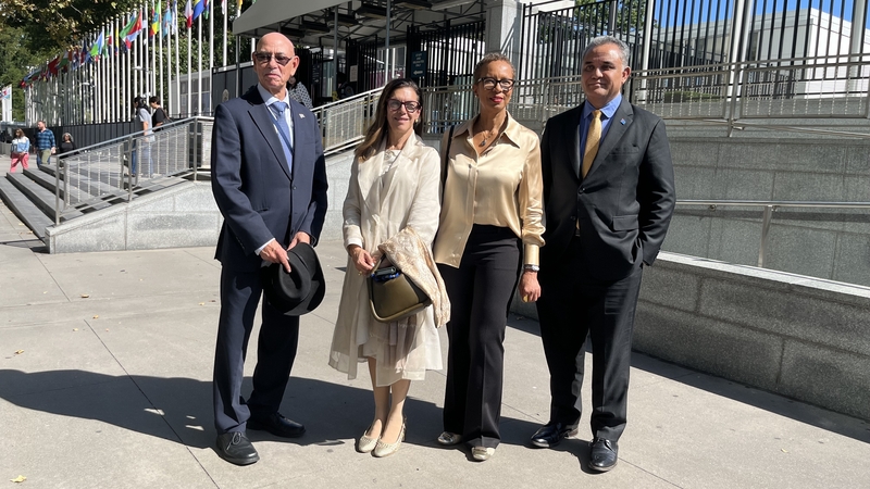 UN Ambassadors of Belize, Guatemala, St Vincent and the Grenadines and Tuvalu gathered to reaffirm their support for Taiwan's participation at the UN