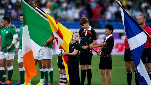 Ireland beat Scotland 27-3 the last time the sides met at the World Cup