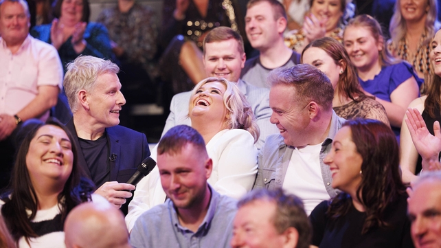 Country music fans Michelle and Ricky