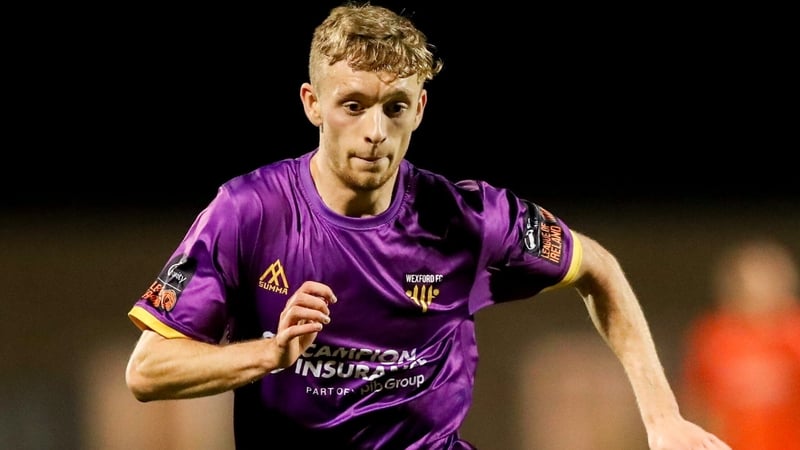 Reece Webb opened the scoring for Wexford at the start of a play-off clinching win