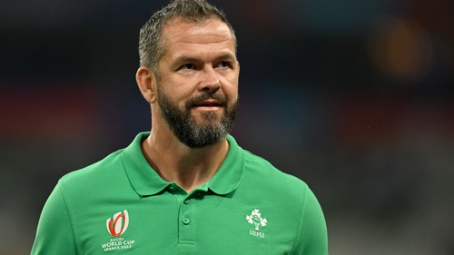 Andy Farrell was named World Rugby coach of the year