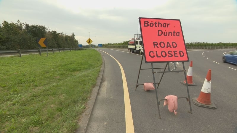 A man died after he was struck by a car at Junction 16 of the M1 near Dundalk
