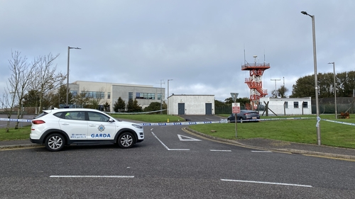 The area has been sealed off for examination by garda technical experts