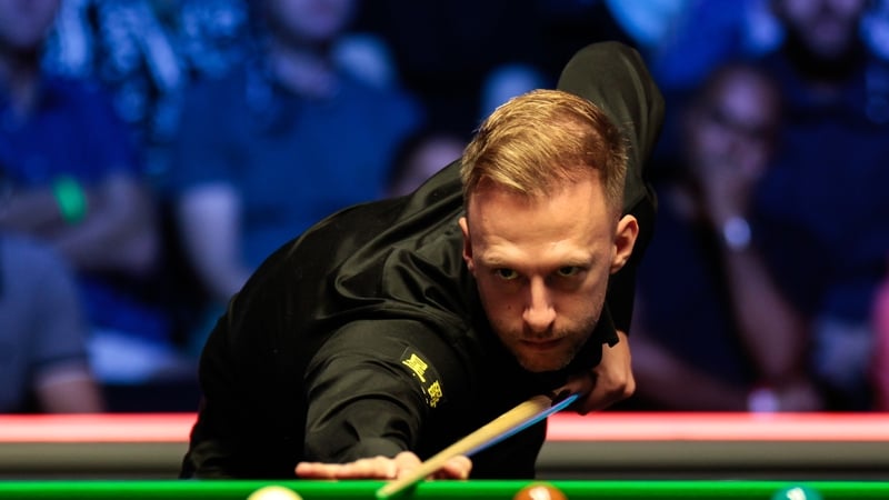 Judd Trump had edged past John Higgins to reach the final