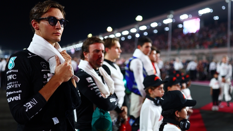 George Russell finished fourth in the Qatar Grand Prix