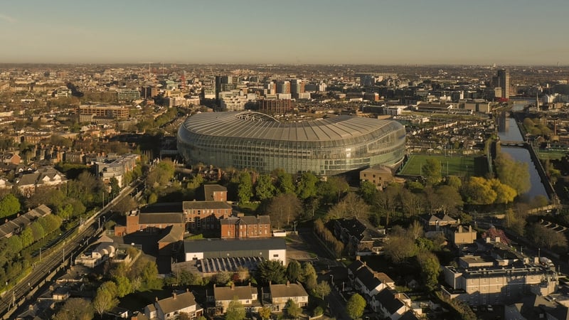 The Aviva Stadium is one of the host stadiums for Euro 2028