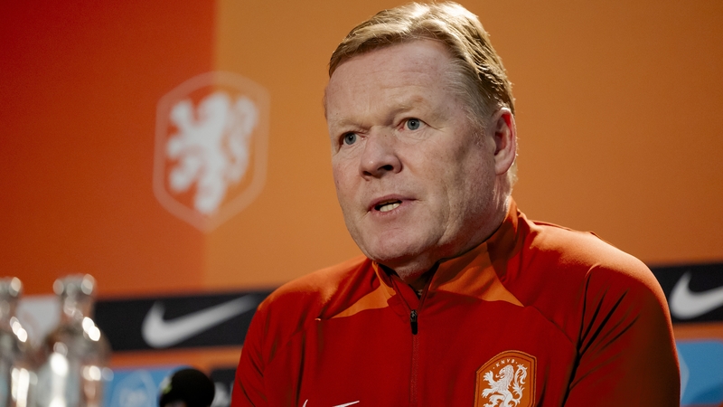 Netherlands coach Ronald Koeman
