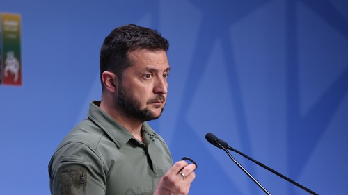 President Zelensky said he would discuss 'further security cooperation' with Romania