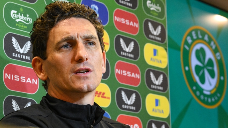 Keith Andrews was speaking to the press in Dublin on Tuesday