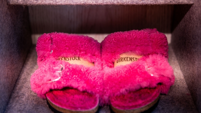 Shares of the 250-year-old German sandal maker were set to open between $40 to $42 on the New York Stock Exchange