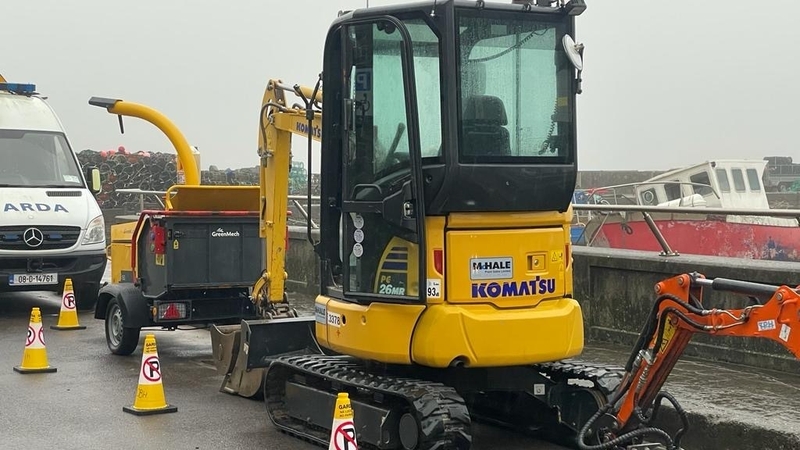 Mini-diggers and a vegetation shredder were brought to the search site