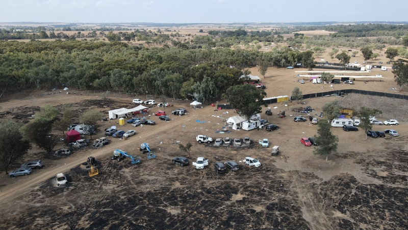 The rave event organised by the twins had drawn thousands of party-goers from Friday to the desert site close to Kibbutz Reim, less than 5km from Gaza