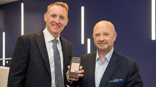 PTSB COO Peter Vance and Expleo MD Phil Codd