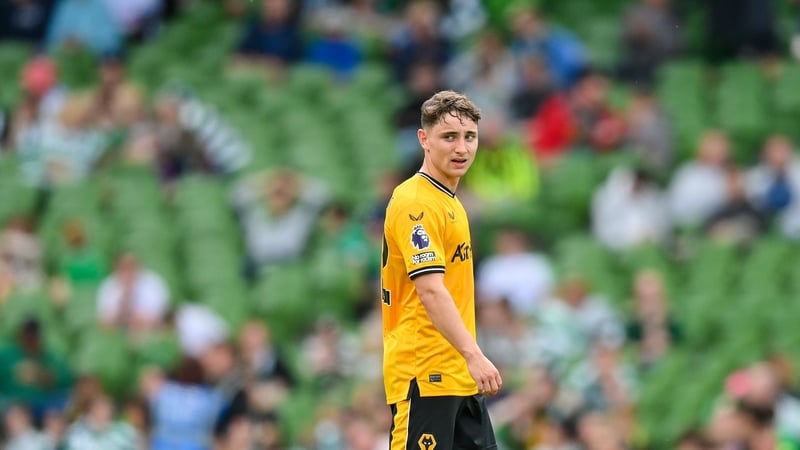 Joe Hodge during the pre-season friendly match between Celtic and Wolverhampton Wanderers at the Aviva Stadium in July