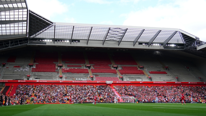 All fixtures at Anfield until the end of the year will feature a reduced capacity
