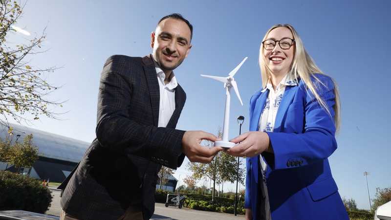 Saqib Bahadur, Project Engineer with Afry and Ella Brazel, Construction Support Director with Vestas