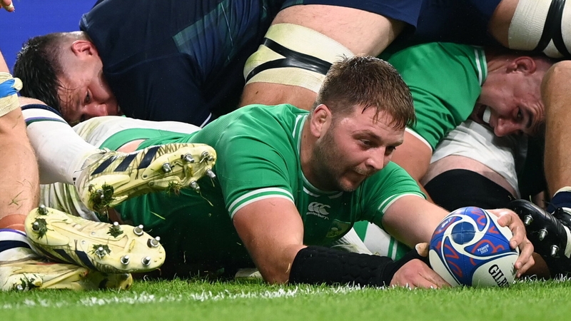 Iain Henderson scored the third of Ireland's six tries against Scotland last week