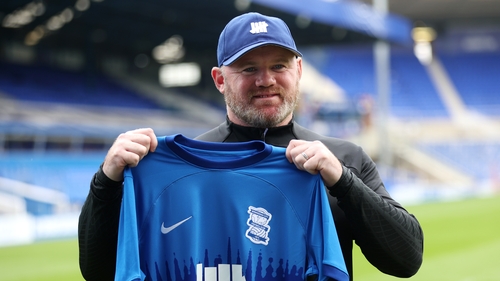 Wayne Rooney was speaking at his first press conference as Birmingham manager