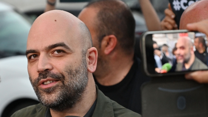 Roberto Saviano said he was proud to see his "words brought to trial"
