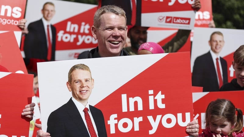 Chris Hipkins said Labour was starting to see momentum build in the final hours of campaigning