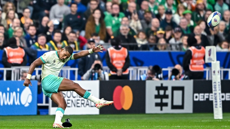 Manie Libbok starts at fly-half for the Springboks despite his awful kicking performance against Ireland in the pool stages