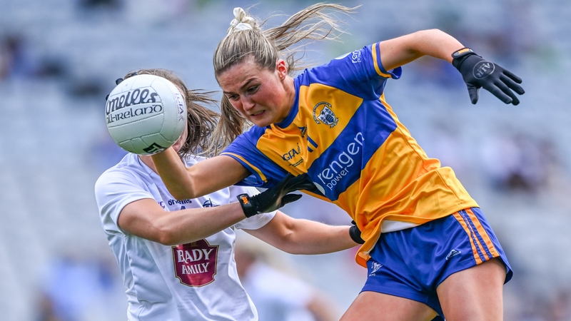 Clare's Fidelma Marrinan iin action during this year's All-Ireland intermediate final against Kildare in Croke Park