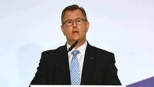 DUP leader Jeffrey Donaldson said he was not certain if Stormont powersharing will return this year