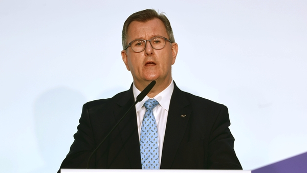 DUP leader Jeffrey Donaldson said he was not certain if Stormont powersharing will return this year