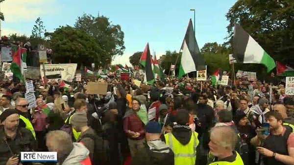 The march was organised by the Palestine Solidarity Committee
