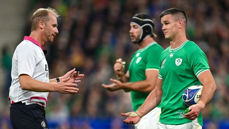 Wayne Barnes was in charge of two of Ireland's World Cup matches