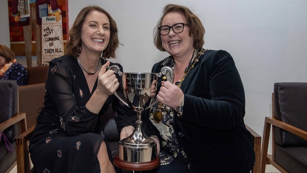 RTÉ journalist and presenter Katie Hannon, left, was honoured as Kerry Person of the Year