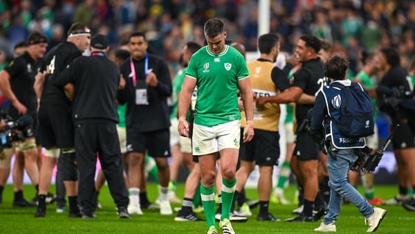 The defeat was a final game of rugby for the retiring Johnny Sexton