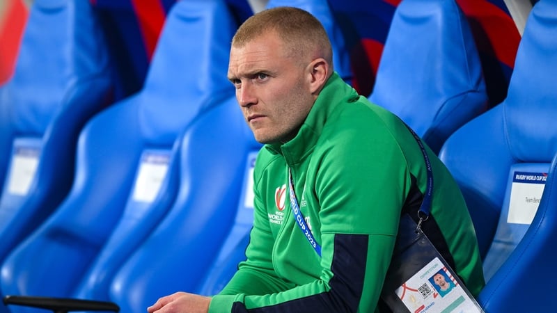 Keith Earls before the quarter-final against New Zealand in Paris
