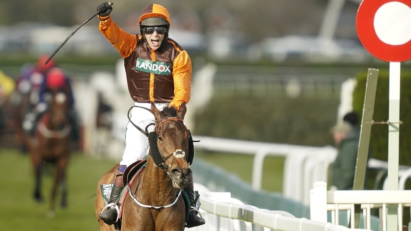 Sam Waley-Cohen and Noble Yeats after winning the National in 2022