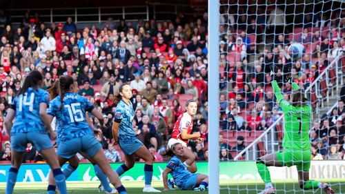Katie McCabe drives home the equaliser