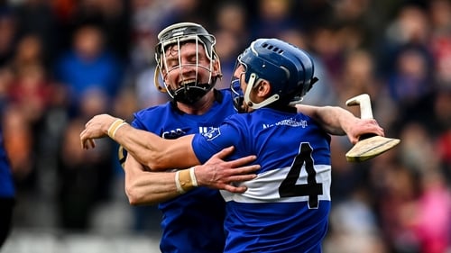 Jack O'Connor and Paul Leopold in the moment of glory