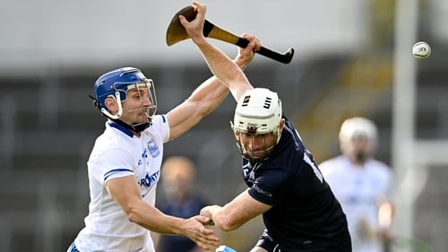 Paul Maher of Thurles Sarsfields in action against Paul Flynn of Kiladangan