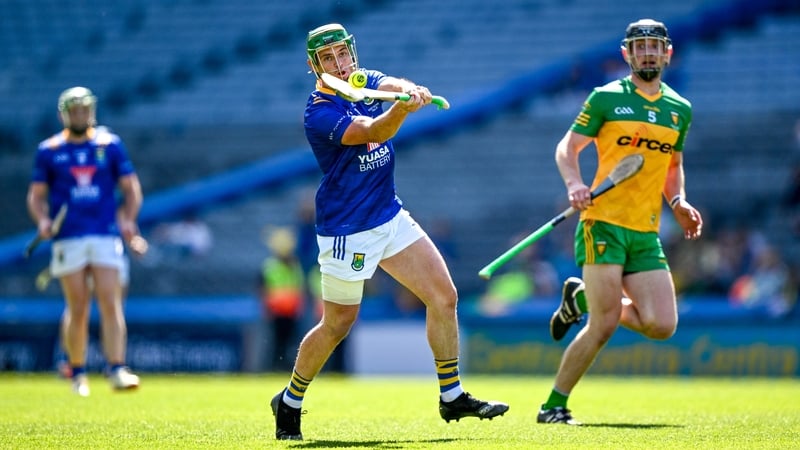 Christy Moorehouse - pictured above for Wicklow this year - scored 0-8 on the day