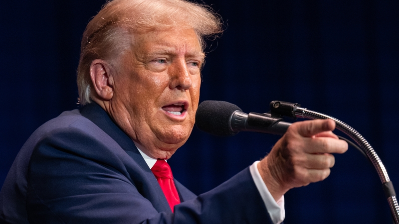 Donald Trump is involved in a number of legal cases at present (file image)