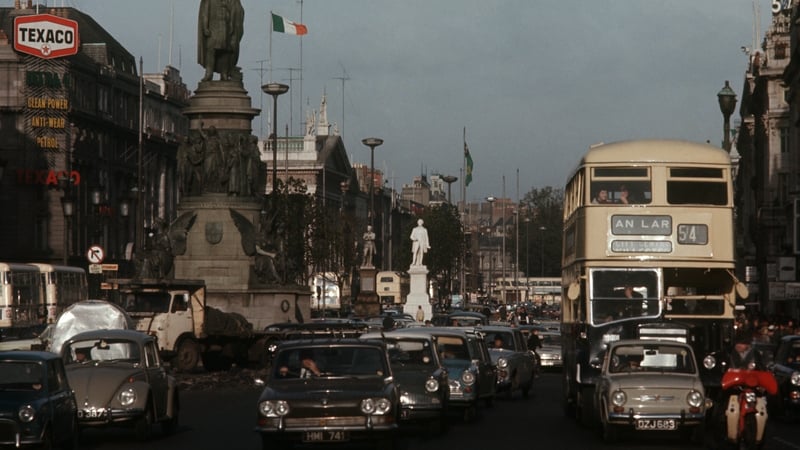 Dublin's O'Connell Street in 1970: The Bugsy Malones criminal gang emerged in the city-centre in this period. Photo: Getty Images