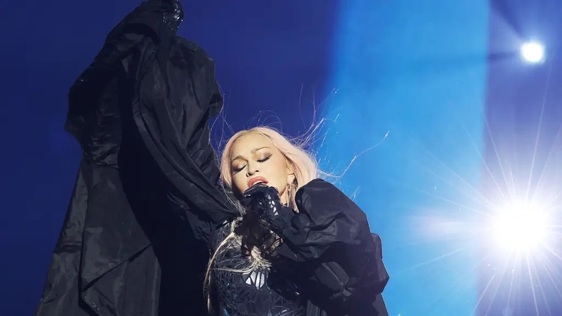 The queen of pop has taken inspiration from the past with her iconic tour looks (Kevin Mazur/WireImage for Live Nation/PA)