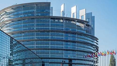 The alert was issued over suspected water contamination at the European Parliament in Strasbourg (file pic)