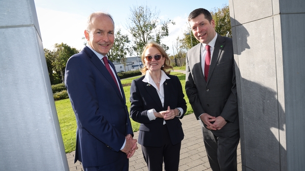 The CEO of Sterling Engineering, and Longford native Dolores Connolly (middle)