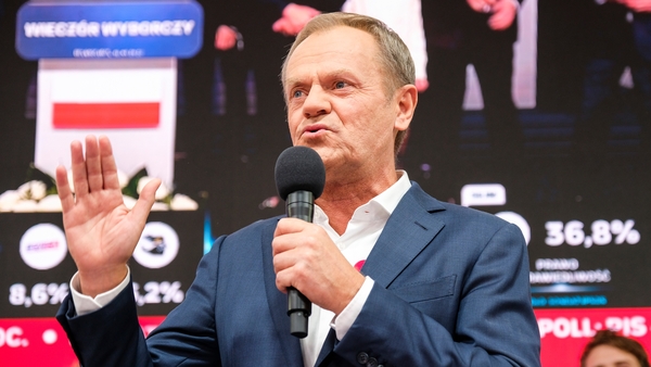 Leader of the Civic Coalition Donald Tusk
