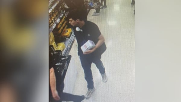 Police have released a new CCTV image of Lee Johnston in Cookstown Co Tyrone at 5pm on 7 October