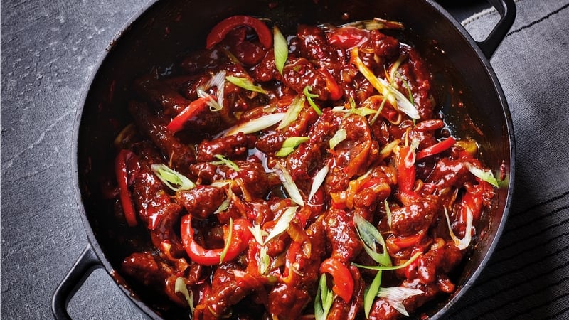 Strips of succulent lamb are coated in a fragrant sauce with this Chinese-inspired dish.
