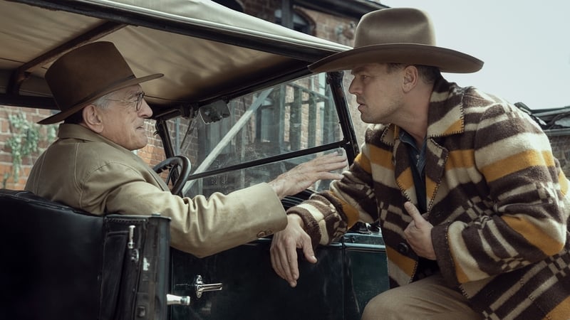 Robert De Niro and Leonardo DiCaprio in Killers Of The Flower Moon